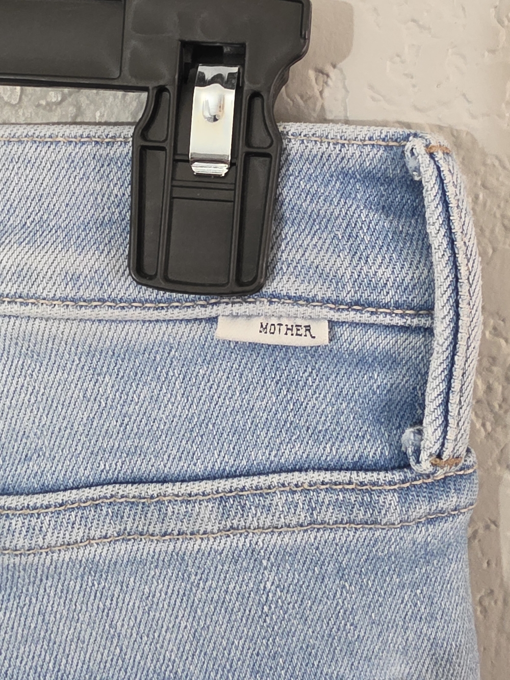MOTHER The Weekender Fray California Cruiser High Rise Raw Hem Flare Womens 28 - Picture 8 of 15